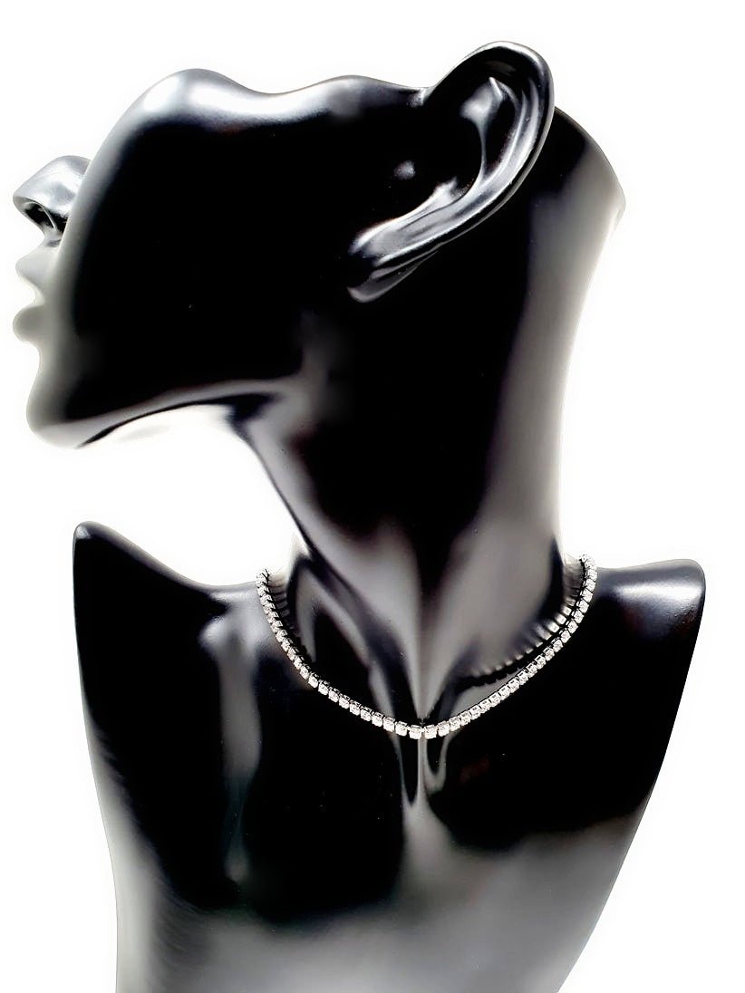 Choker/Girocollo Tennis Silver (3 mm.) - 333HOPE333