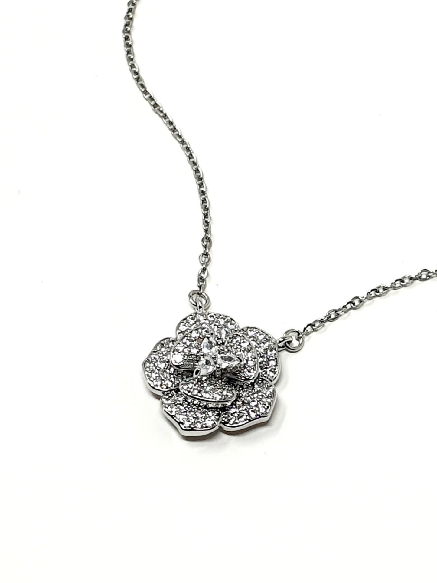 Collana "Camelia Big" Silver - 333HOPE333
