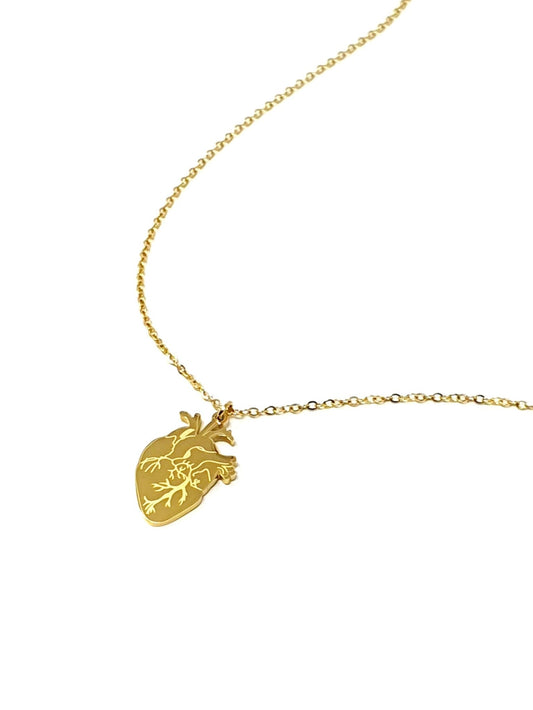 Collana “Cuore Anatomico” Gold - 333HOPE333