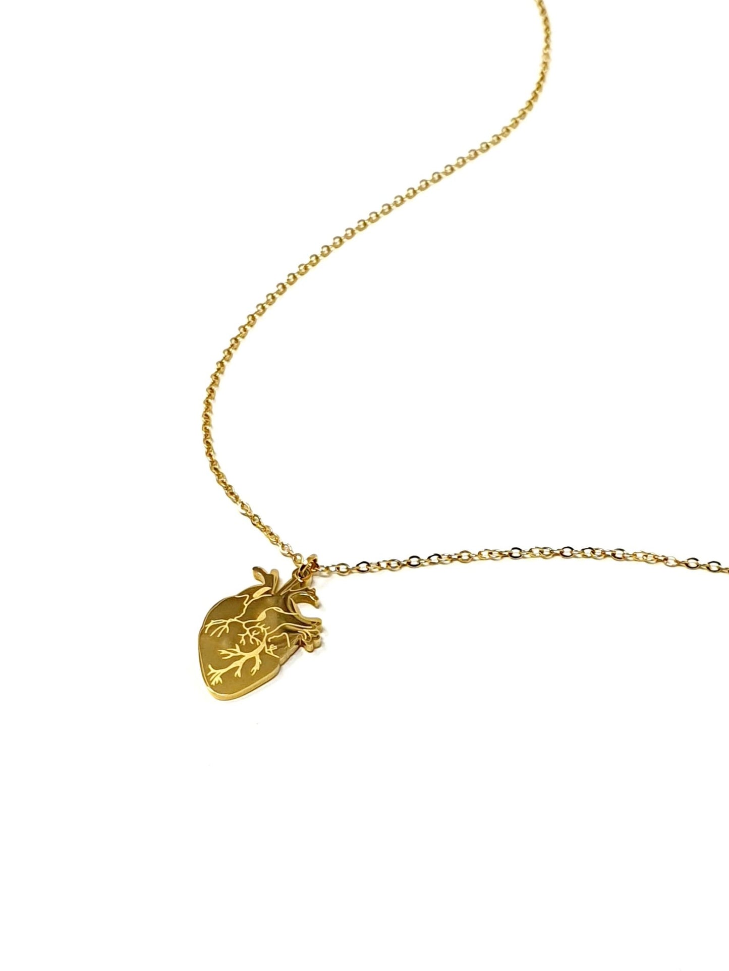 Collana “Cuore Anatomico” Gold - 333HOPE333