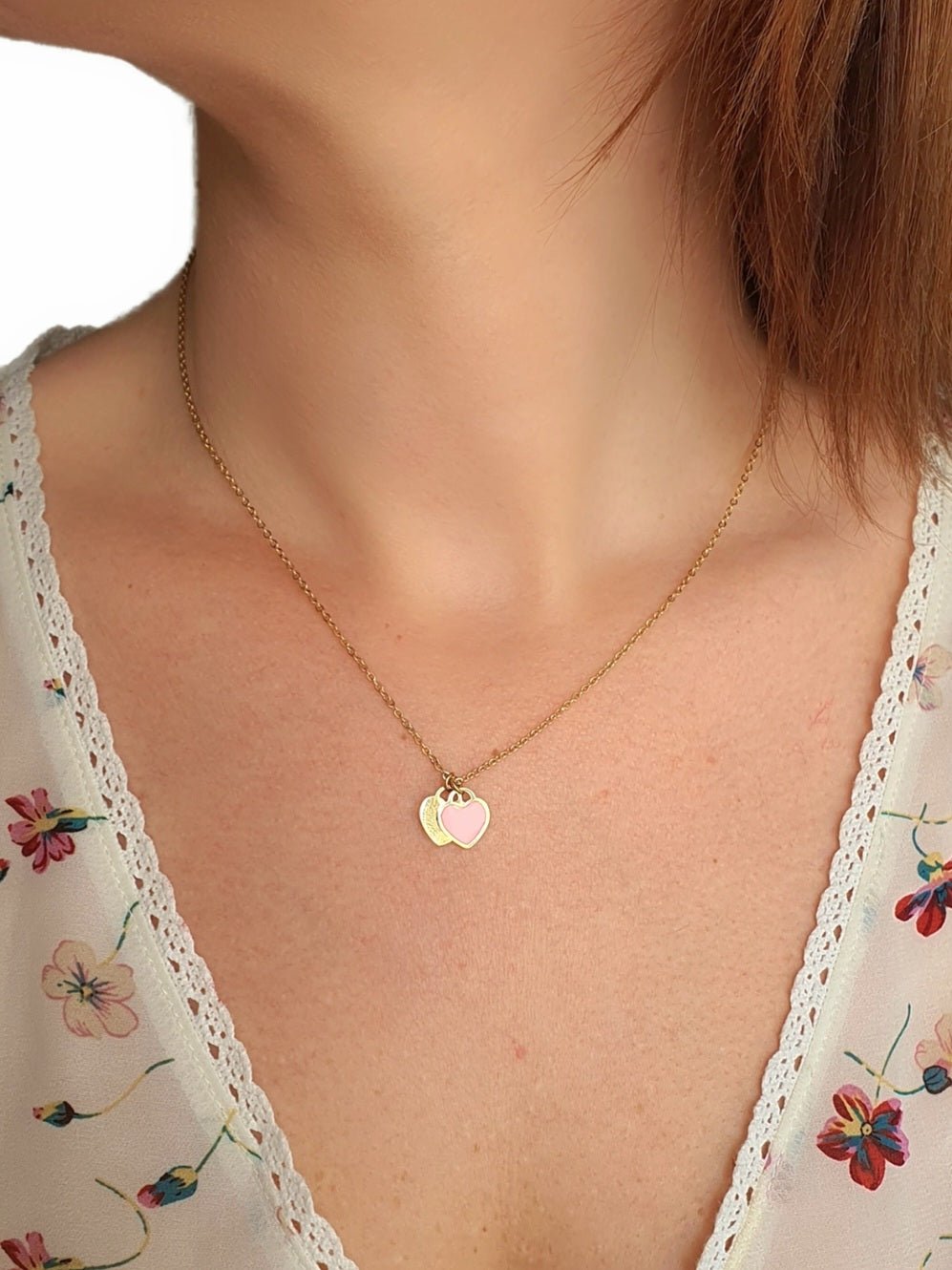 Collana "Fifth Avenue" Gold & Rosa - 333HOPE333