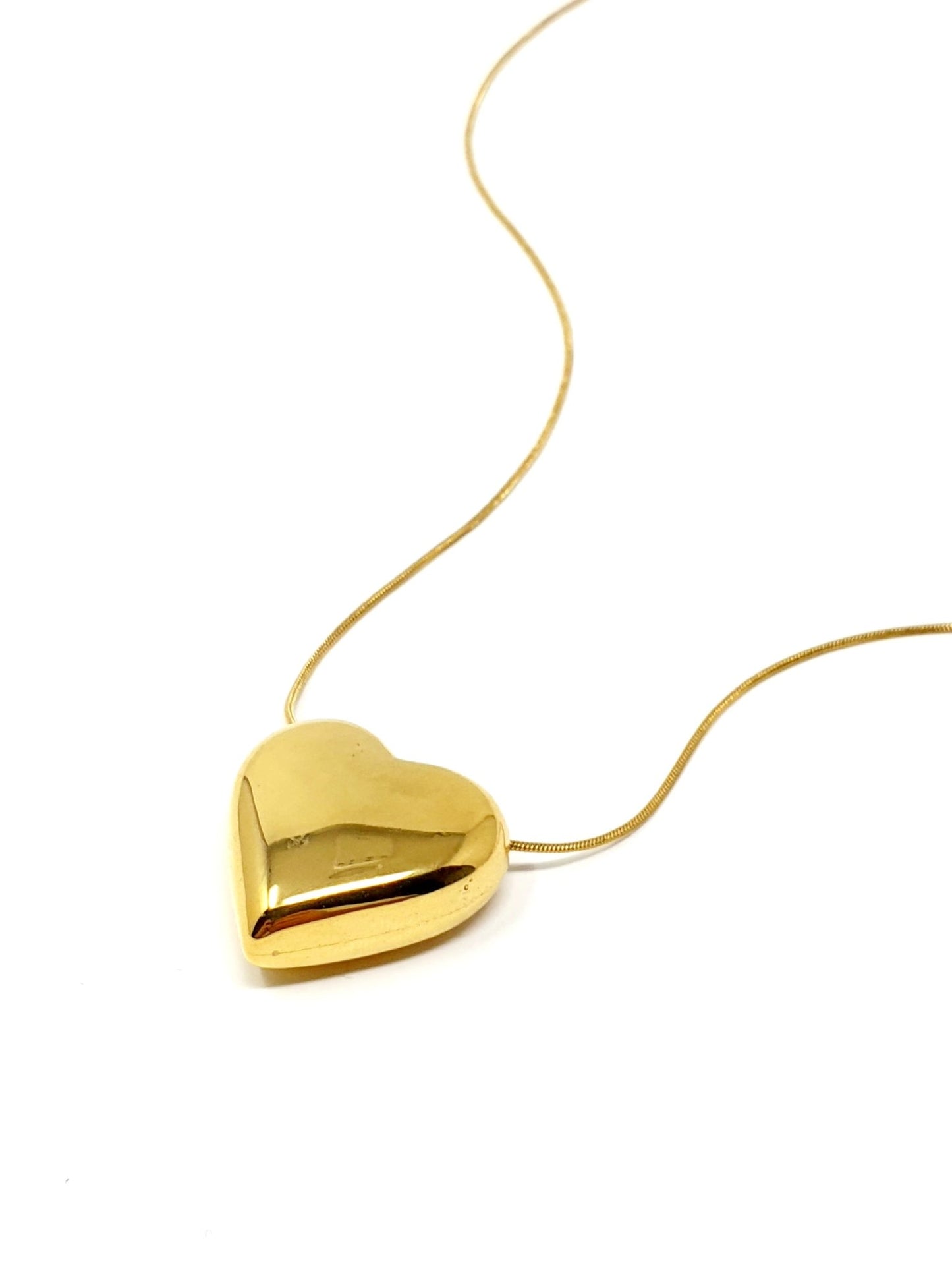 Collana girocollo "Metal Heart" Gold - 333HOPE333