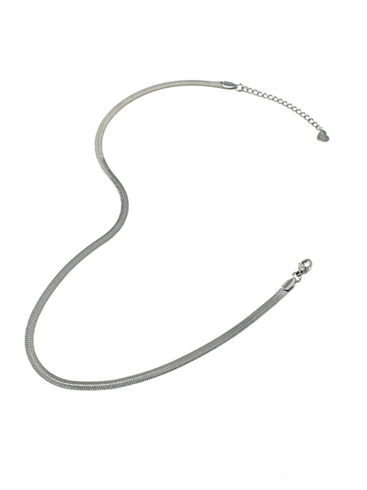 Collana girocollo "Snake" Silver - 333HOPE333