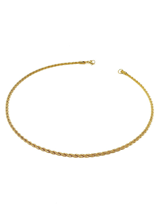 Collana girocollo "Torchon" Gold - 333HOPE333