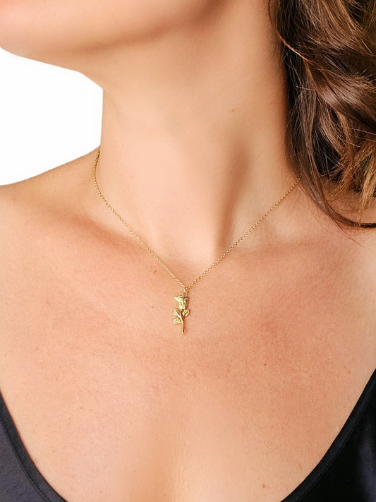 Collana “Rosa con Spine” Gold - 333HOPE333