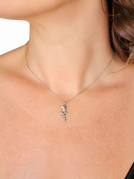 Collana “Rosa con Spine” Silver - 333HOPE333