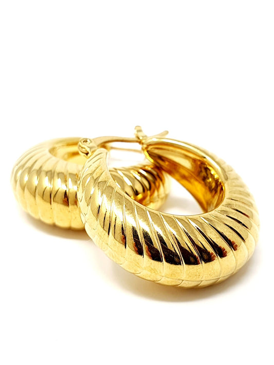 Coppia cerchi “Gili” gold - 333HOPE333