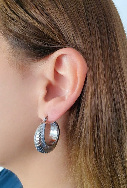 Coppia cerchi “Gili” silver - 333HOPE333