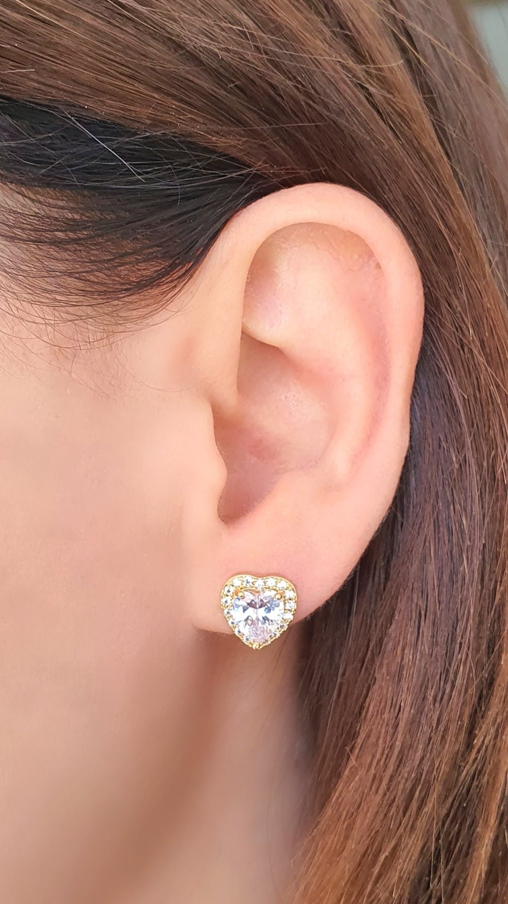 Coppia di lobetti "Enchanted Heart" Silver - 333HOPE333