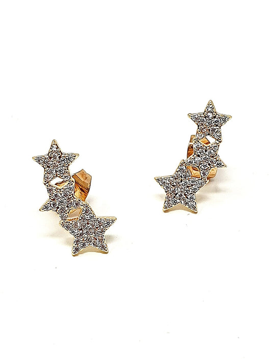 Coppia di Lobetti "Scia di Stelle" Gold - 333HOPE333