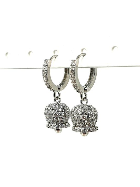 Coppia di mini hoops “Campanella Caprese” silver - 333HOPE333