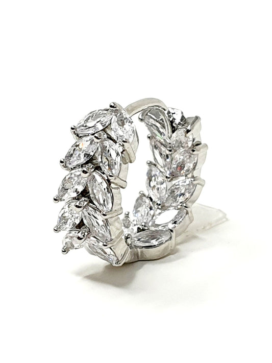 Coppia di mini hoops "Rowan" Silver - 333HOPE333