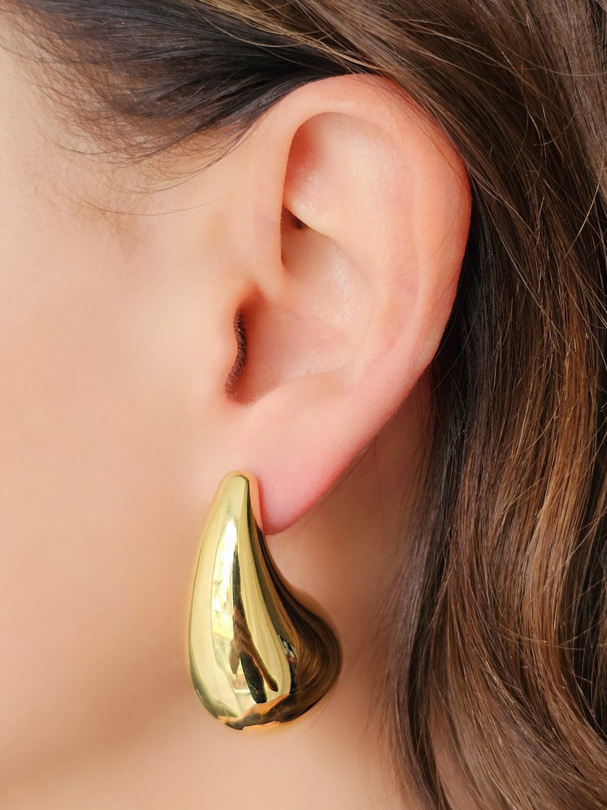 Coppia di Orecchini "Golden Drops Bigā - 333HOPE333