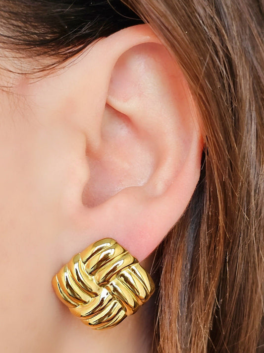 Coppia di Orecchini "Intreccio” Gold - 333HOPE333