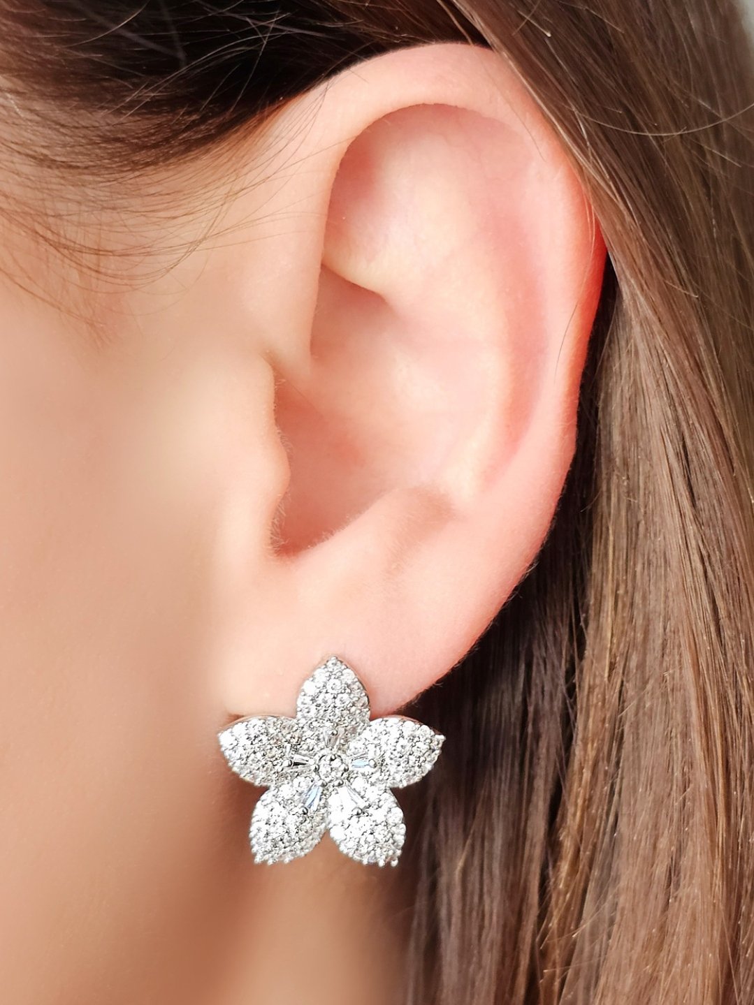 Coppia di Orecchini "Lily" Silver - 333HOPE333