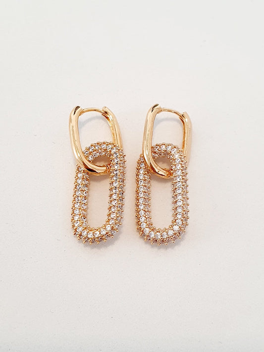 Coppia di pendenti chain “Paris” Gold - 333HOPE333