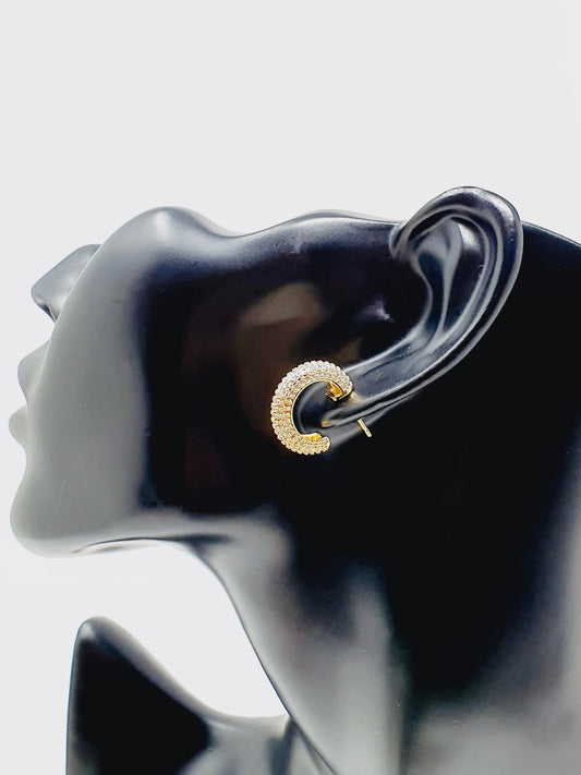 Coppia orecchini “Shining Circle” Gold - 333HOPE333