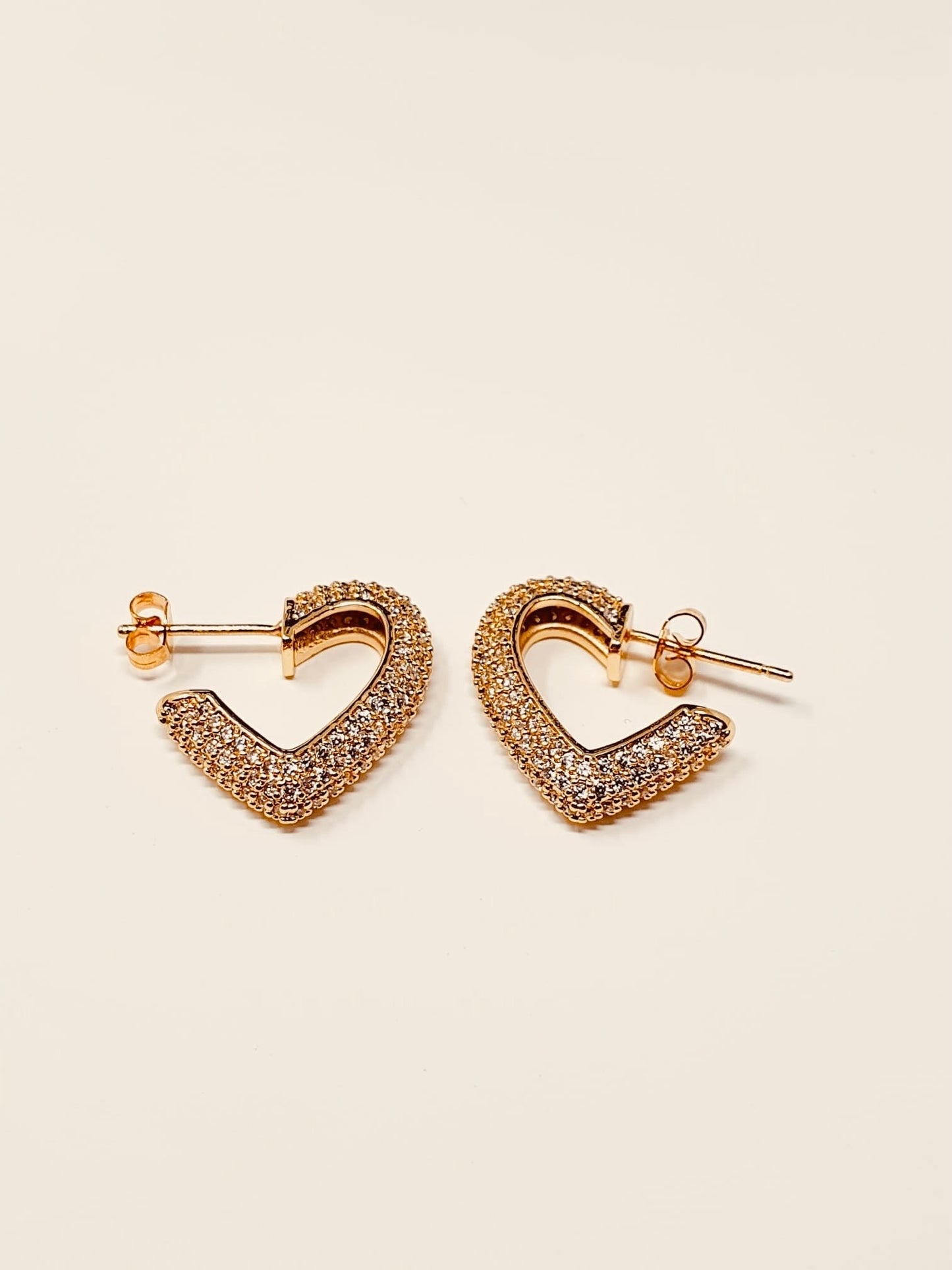 Coppia orecchini “Shining Heart” Gold - 333HOPE333