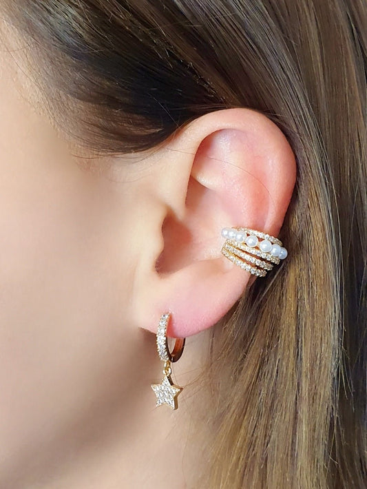 Ear cuff "Ariel" Gold o Silver - 333HOPE333