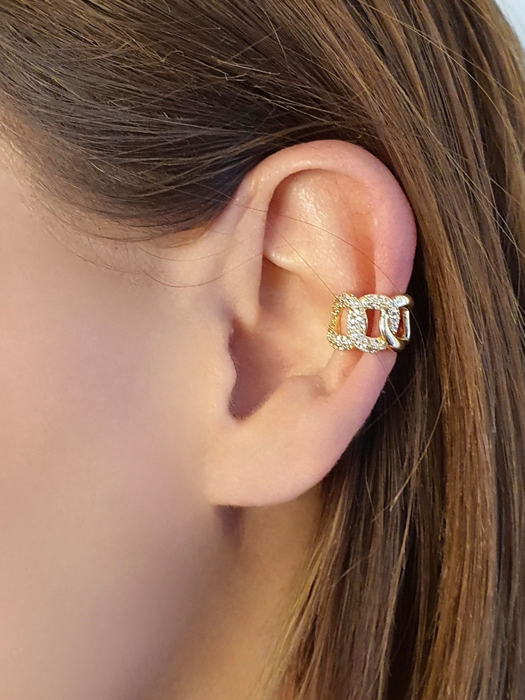 Ear cuff "Groumette" gold - 333HOPE333