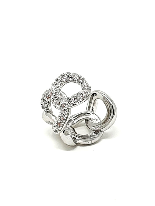 Ear cuff "Groumette" silver - 333HOPE333