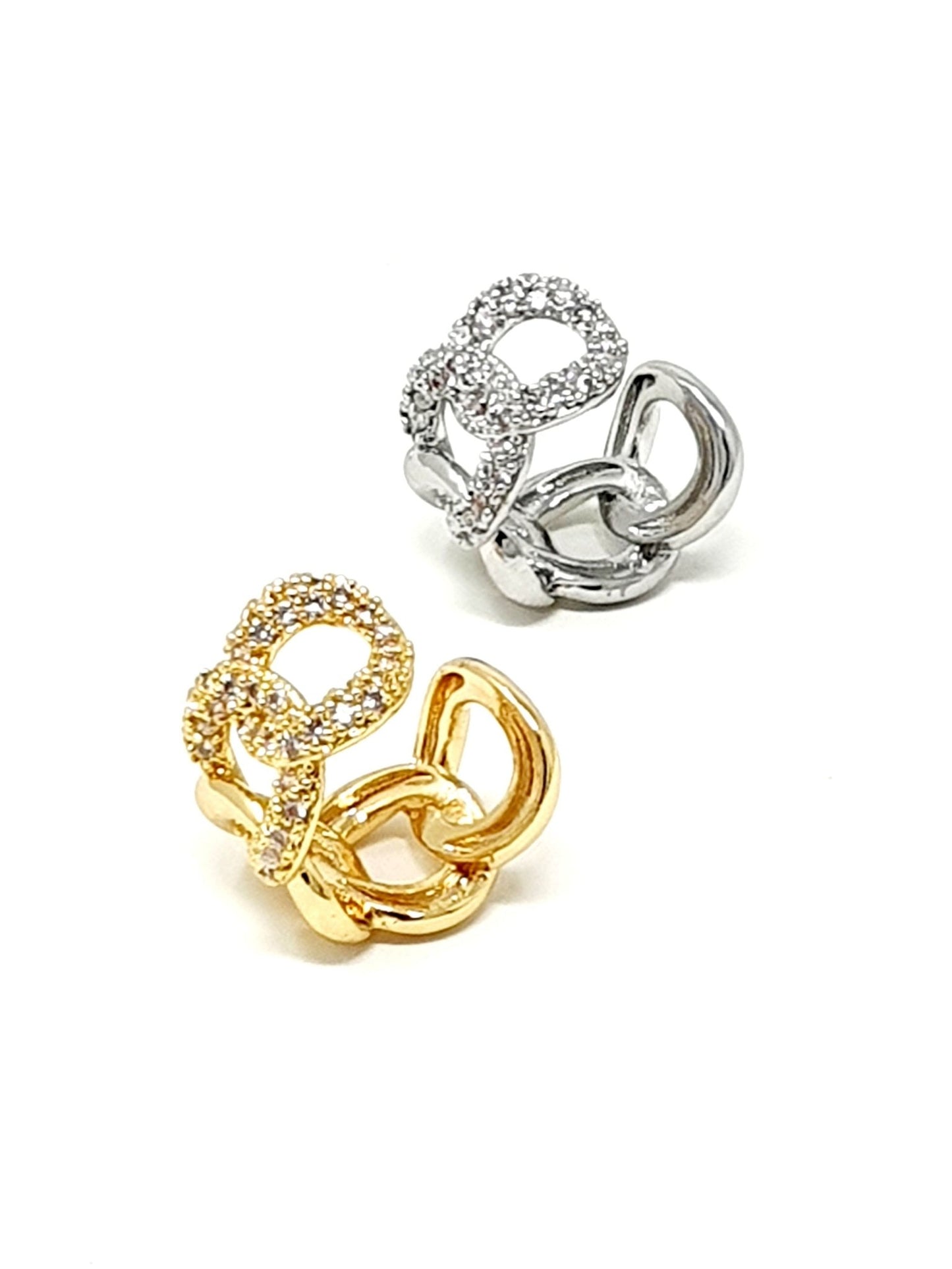 Ear cuff "Groumette" silver - 333HOPE333