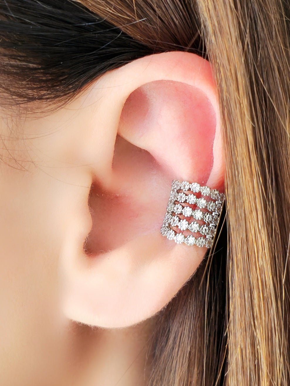 Ear Cuff “Multi Circle” Silver - 333HOPE333