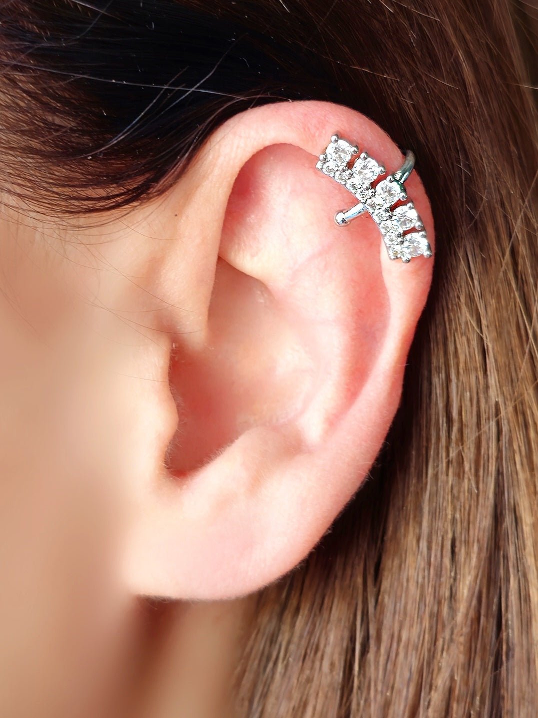 Ear Cuff "Queen" Silver - 333HOPE333