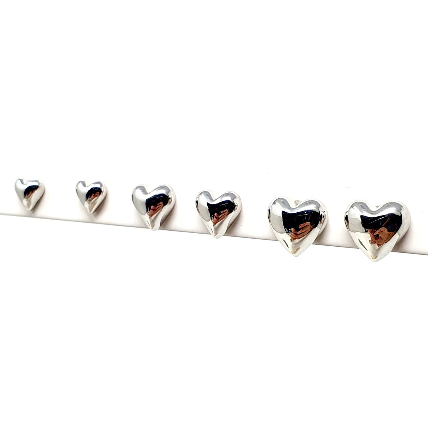 Set di 6 lobetti “Cuori Piccoli" Silver - 333HOPE333