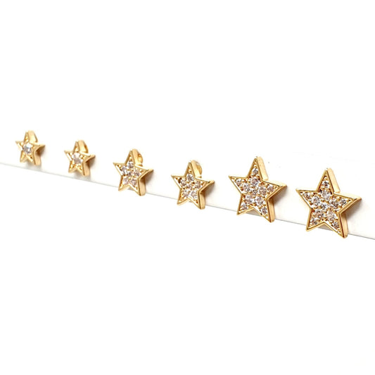Set di 6 lobetti “Stars" Gold - 333HOPE333