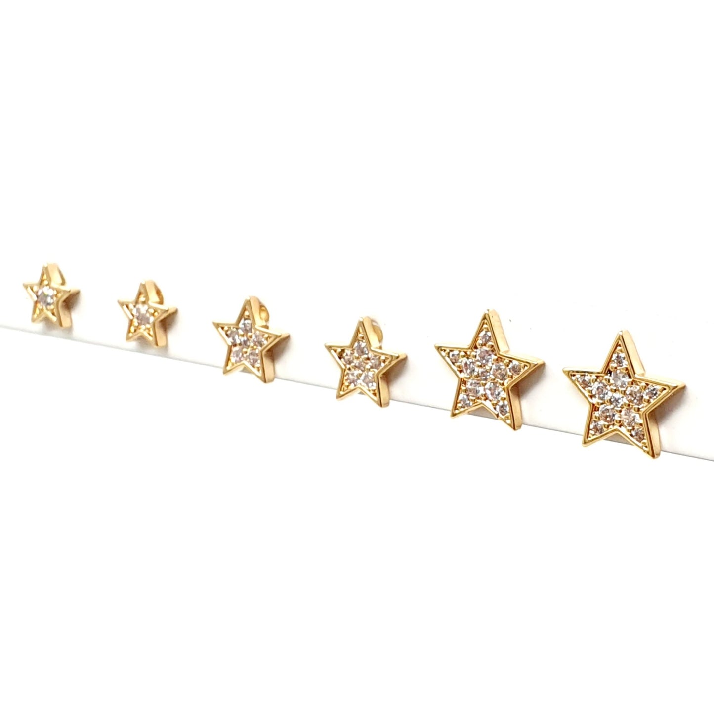 Set di 6 lobetti “Stars" Gold - 333HOPE333
