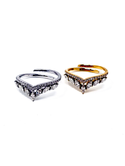 Anello Regolabile "Shaila" Gold o Silver