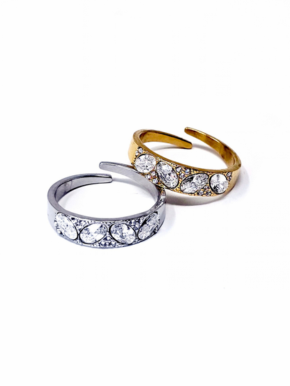 Anello Regolabile "Bliss" Gold o Silver