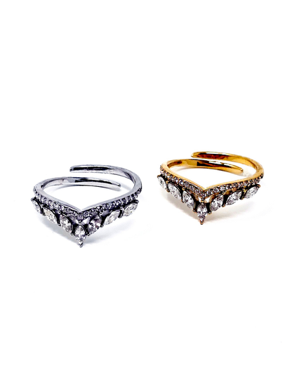 Anello Regolabile "Shaila" Gold o Silver