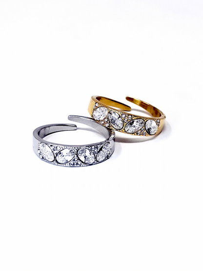 Anello Regolabile "Bliss" Gold o Silver