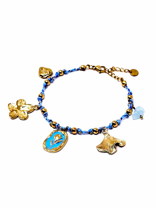 Bracciale "Tulipano" Turchese