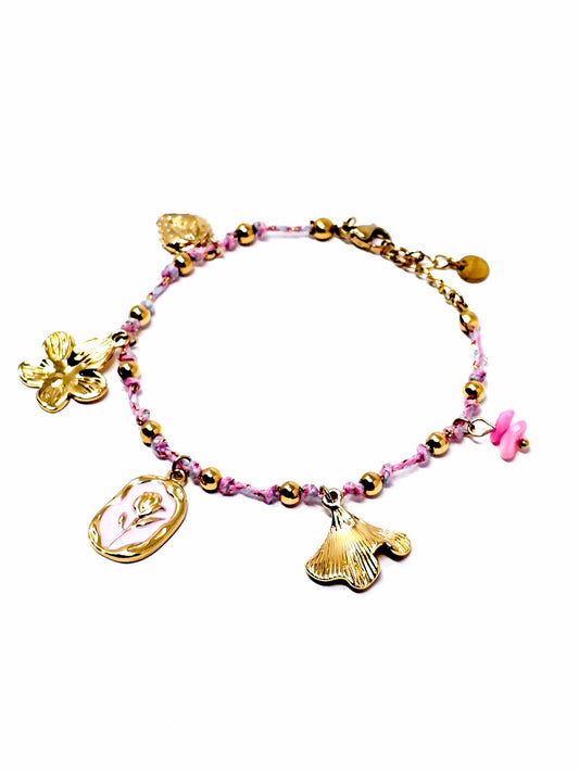 Bracciale "Tulipano" Rosa