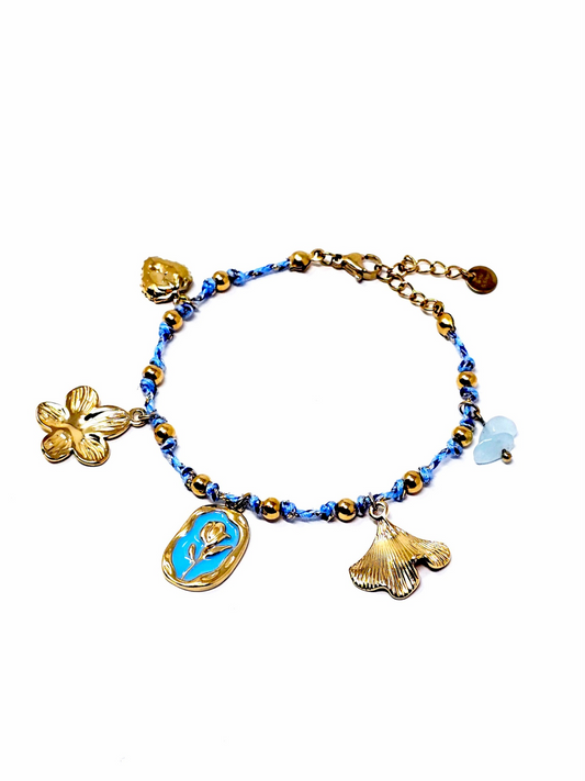 Bracciale "Tulipano" Turchese