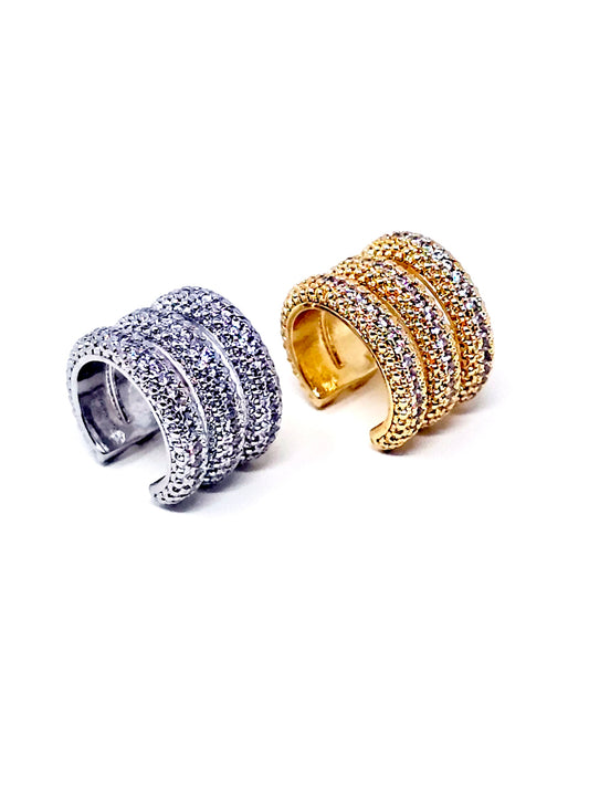 Ear Cuff "Multi Paris" Gold o Silver