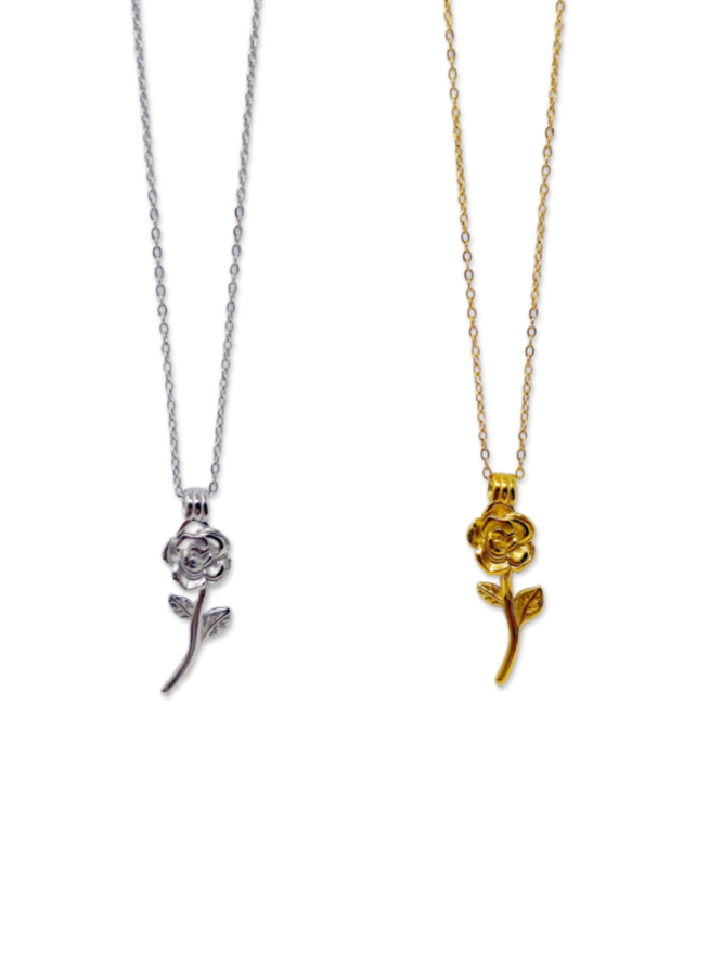 Collana Girocollo "Rosa con spine"