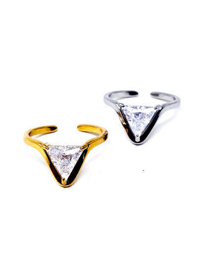 Anello Regolabile "Aura" Gold o Silver