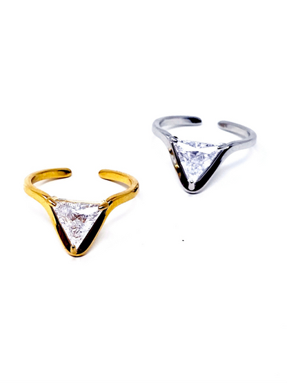 Anello Regolabile "Aura" Gold o Silver