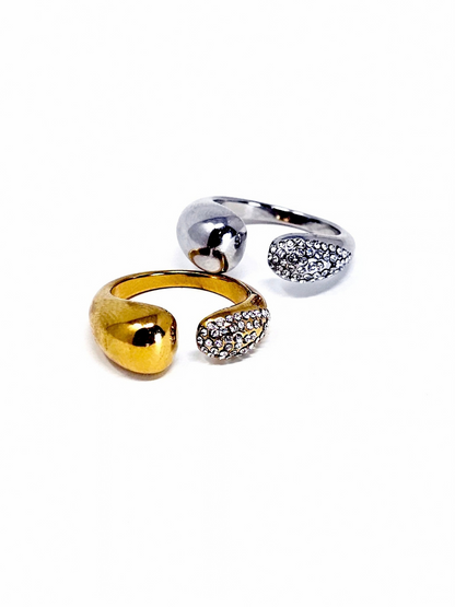 Anello Regolabile "Little Drops" Gold o Silver