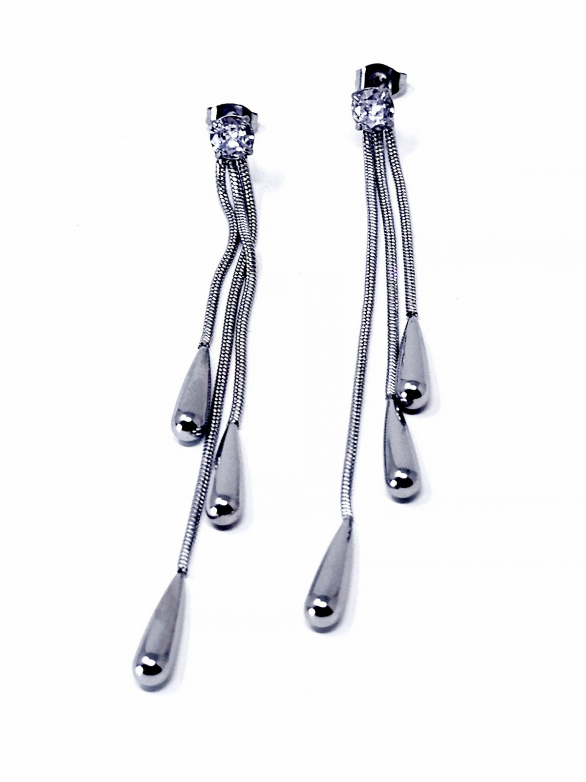 Coppia di Orecchini "Cassiopea" Silver