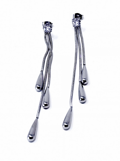 Coppia di Orecchini "Cassiopea" Silver