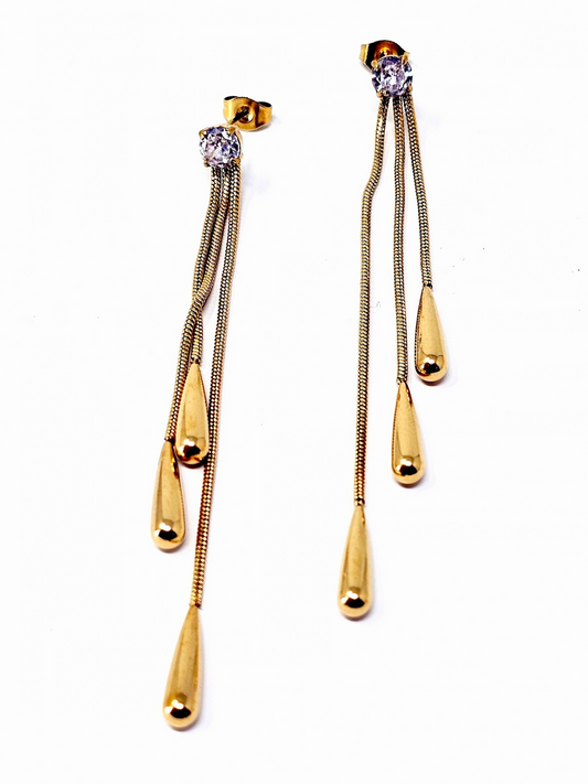 Coppia di Orecchini "Cassiopea" Gold