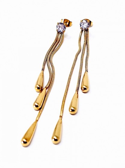 Coppia di Orecchini "Cassiopea" Gold