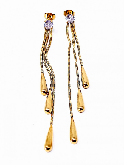 Coppia di Orecchini "Cassiopea" Gold