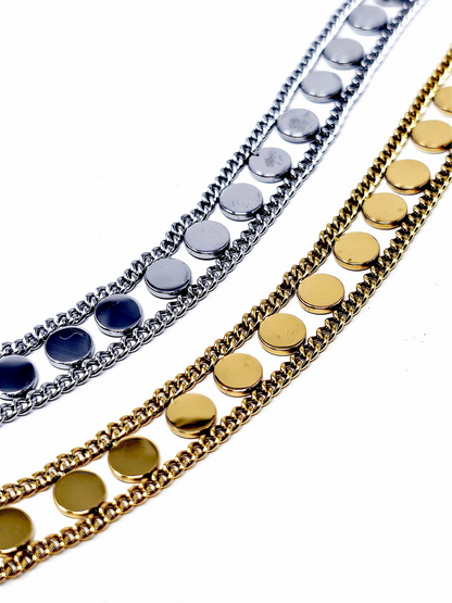 Choker/Girocollo "Lumina Chain" Gold o Silver