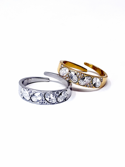 Anello Regolabile "Bliss" Gold o Silver